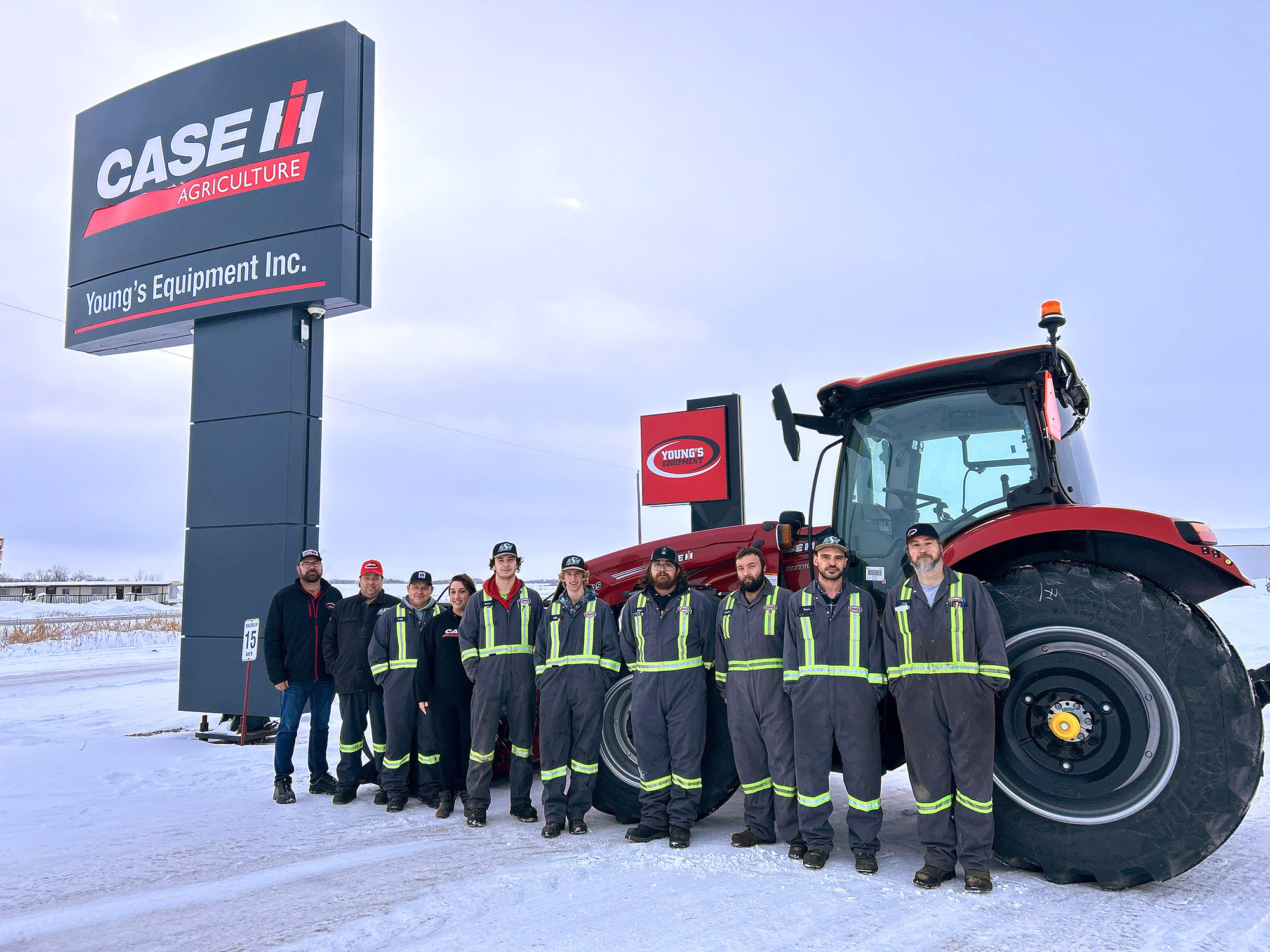 Case IH Pinnacle Service Award for Raymore